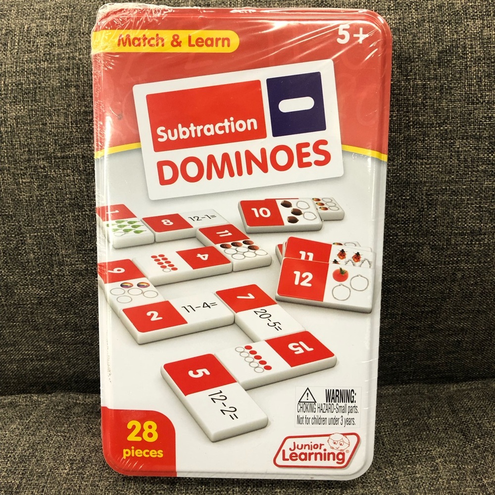 NEW Junior Learning Dominoes Subtraction Game